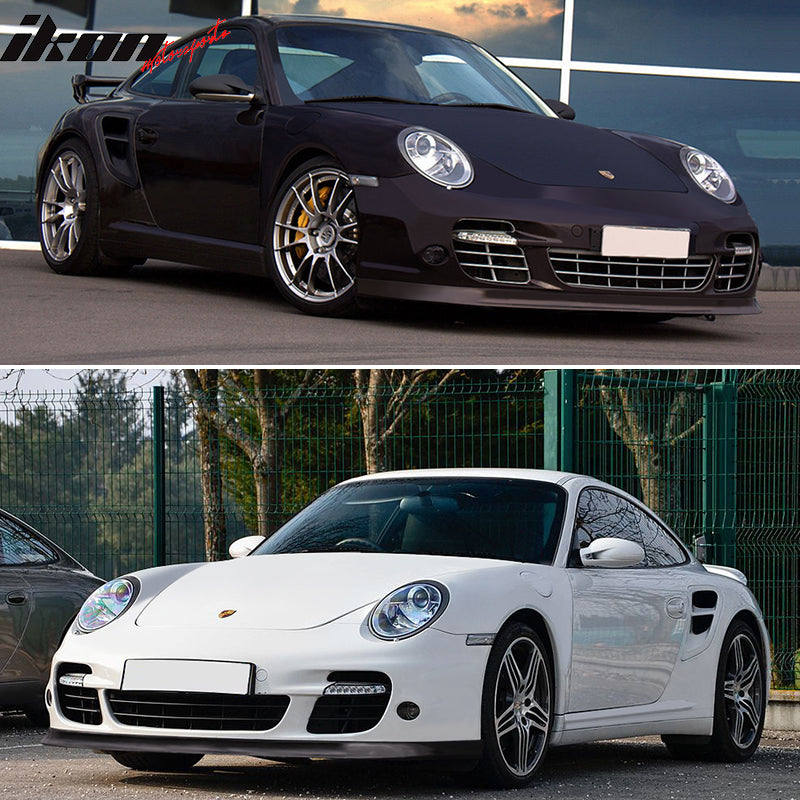 2007-2013 Porsche Turbo 997 911 OE Style Unpainted Front Bumper Lip PU