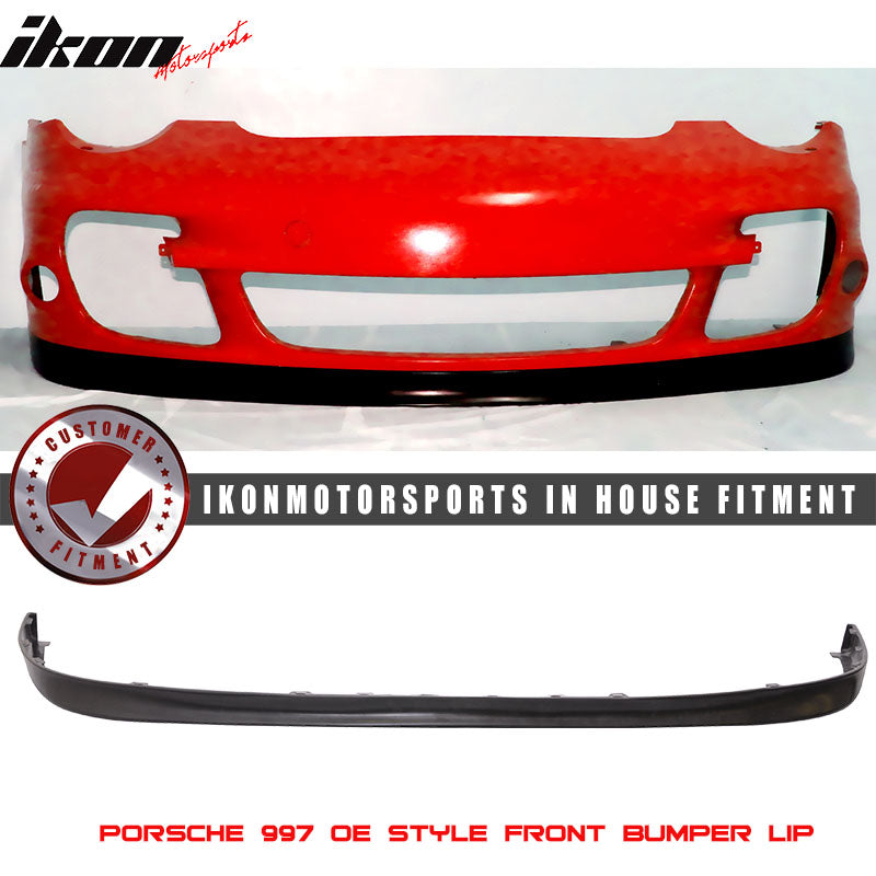 2007-2013 Porsche Turbo 997 911 OE Style Unpainted Front Bumper Lip PU