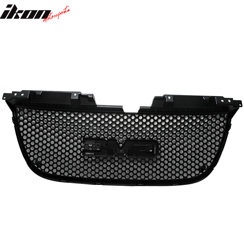 2007-2014 GMC Yukon Grill Round Hole Mesh Style Black Car Grille ABS