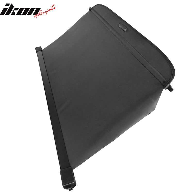2007-2017 Jeep Compass Patriot Black Retractable Rear Cargo Cover