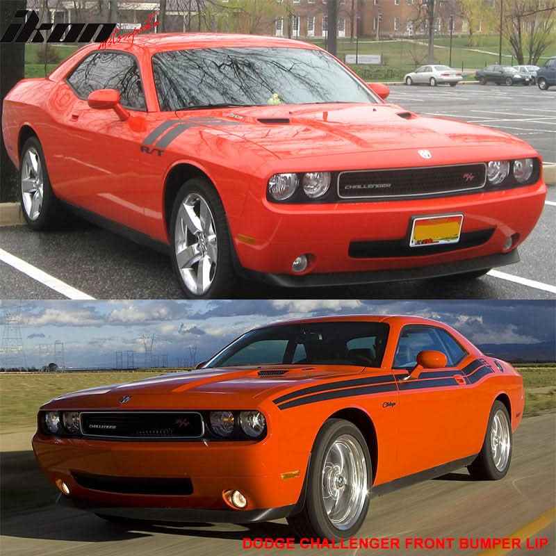 2008-2010 Dodge Challenger MDP Style Front Bumper Lip Spoiler PU