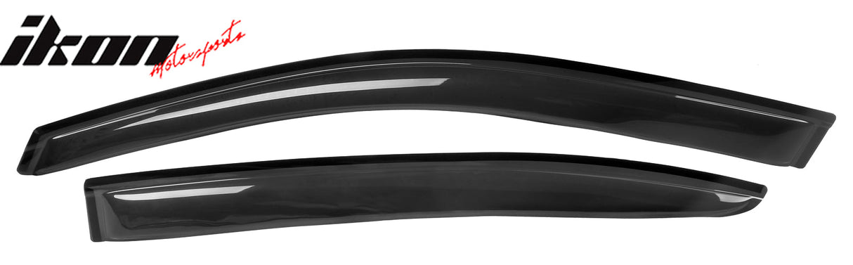 2008-2014 Dodge Avenger Slim Style Smoke Tinted Visor Window Acrylic