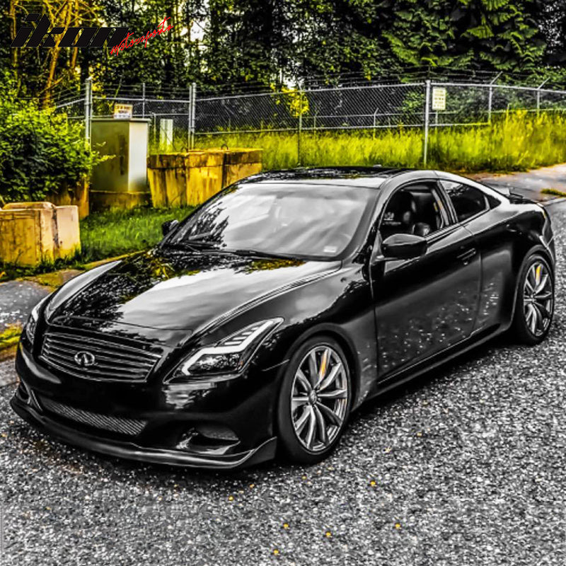 2008-2014 Infiniti G37 Coupe & Q60 EVO Style Front Bumper Lip