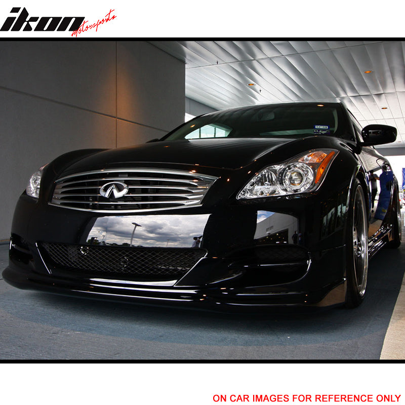 2008-2014 infiniti G37 Coupe TS Paint Black Obsidian #KH3 Front Lip PU