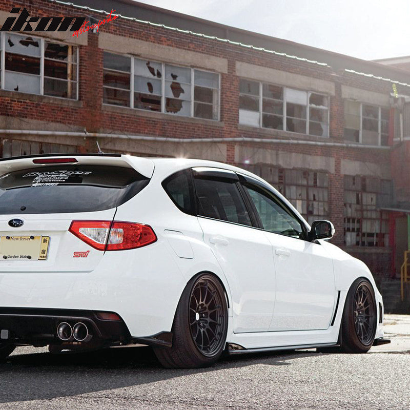 2008-2014 Subaru Impreza WRX STI CS Style Side Skirt Rocker Panel PU