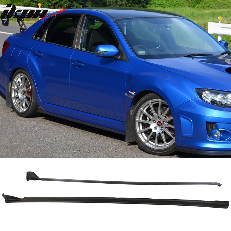 2008-2014 Subaru Impreza WRX STI S206 Style Side Skirts Pannel PU