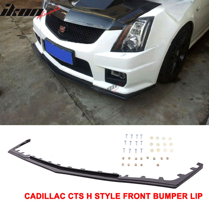 2008-2015 Cadillac CTS V Sedan H Style Front Bumper Lip Valance Guard