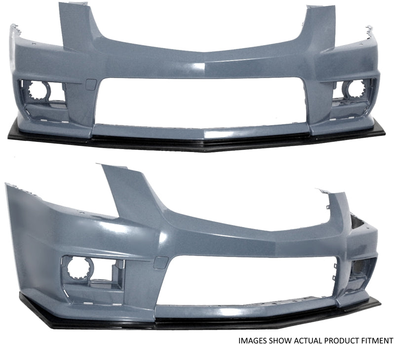 2008-2015 Cadillac CTS V Sedan H Style Front Bumper Lip Valance Guard