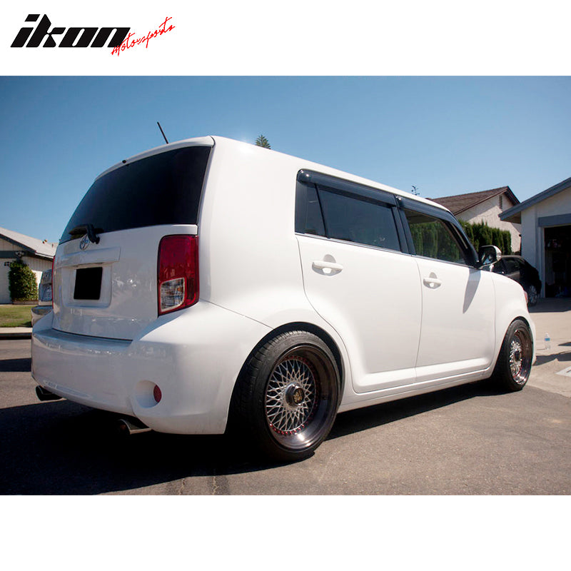 2008-2015 Scion xB Window Visor Slim Style Smoke Tinted Acrylic