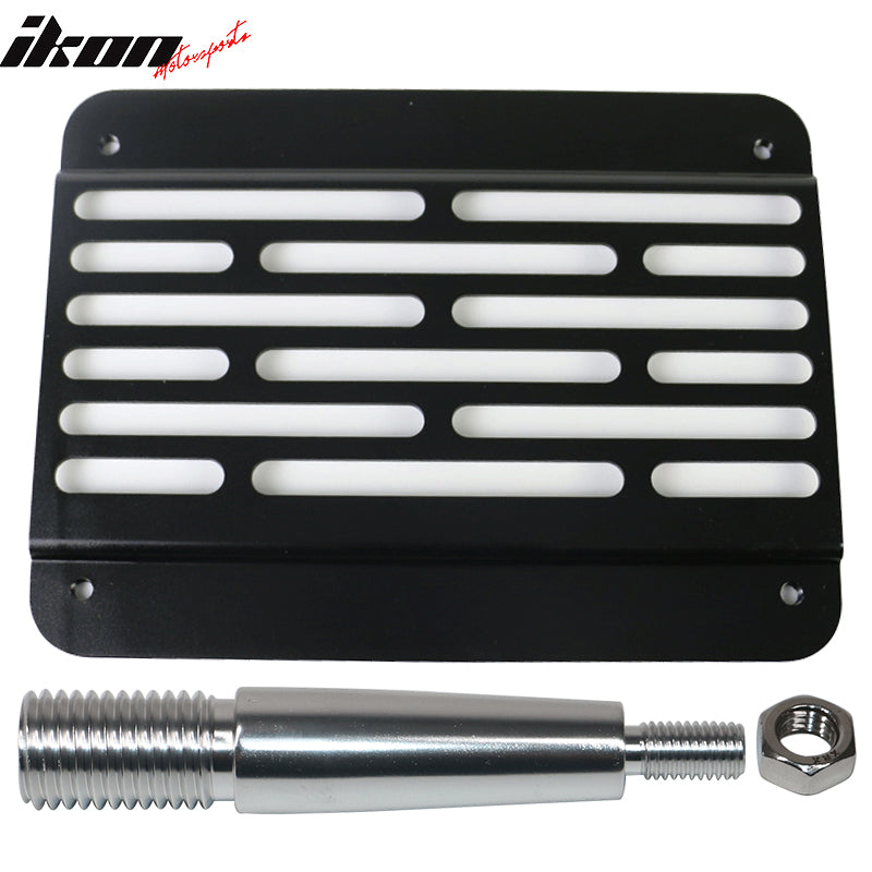 2008-2016 Mitsubishi Lancer Evo 10 Towhook License Plate Relocation