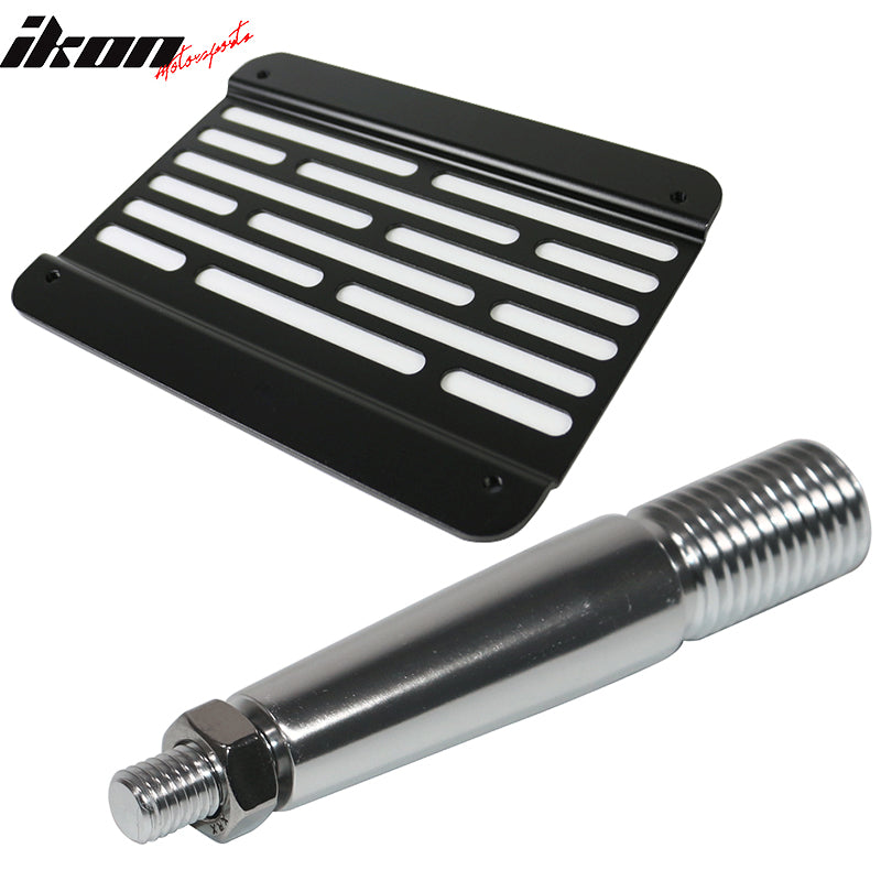 2008-2016 Mitsubishi Lancer Evo 10 Towhook License Plate Relocation