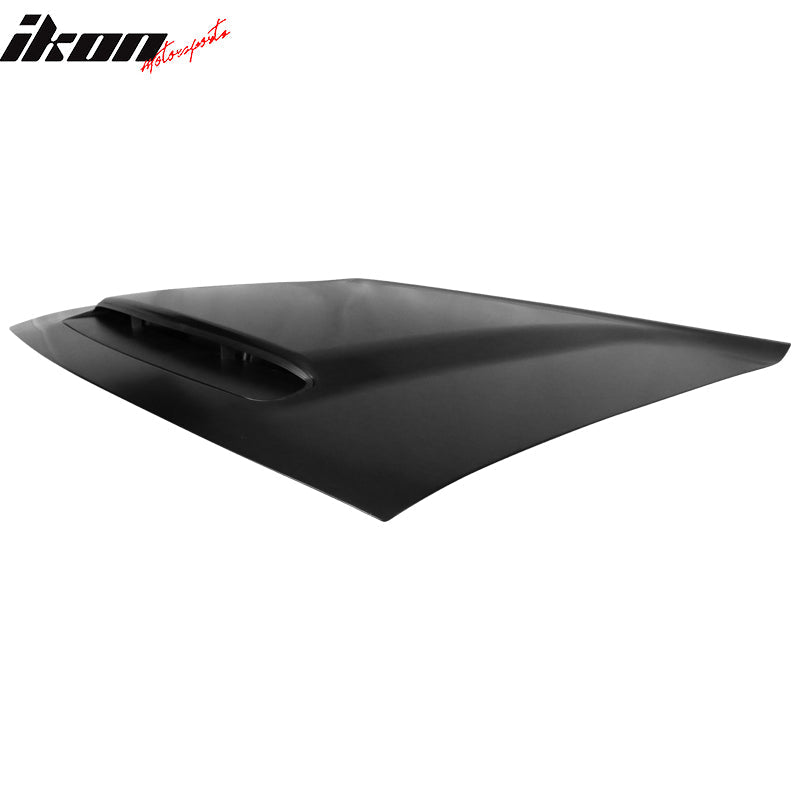 2008-2023 Dodge Challenger Hood Demon Style Aluminum Black Car Hood