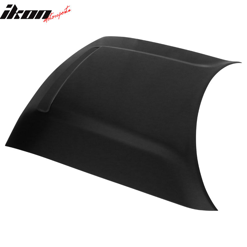 2008-2023 Dodge Challenger Hood Demon Style Aluminum Black Car Hood