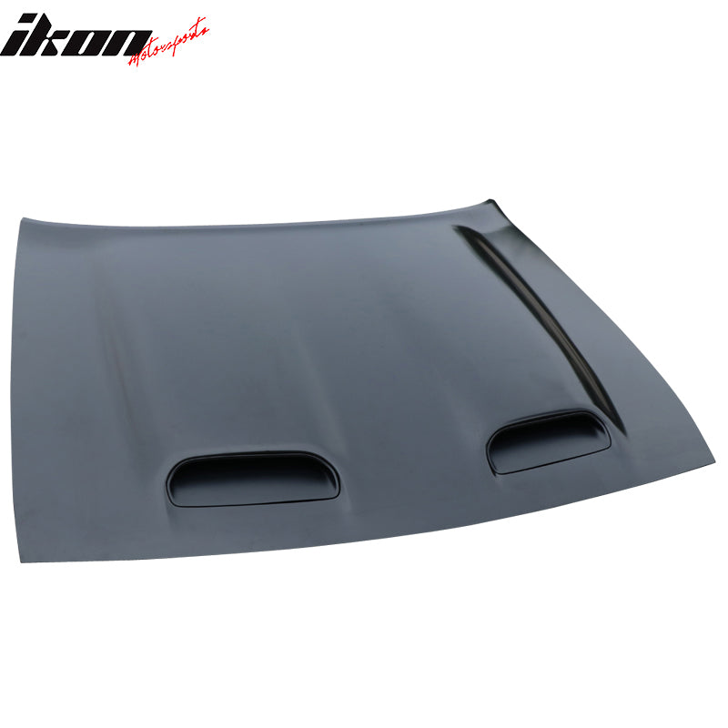 2008-2023 Dodge Challenger Hood Hellcat Style Aluminum Black Car Hood