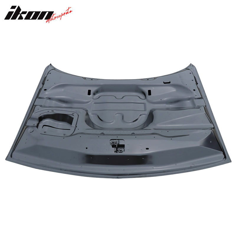 2008-2023 Dodge Challenger Hood Hellcat Style Aluminum Black Car Hood