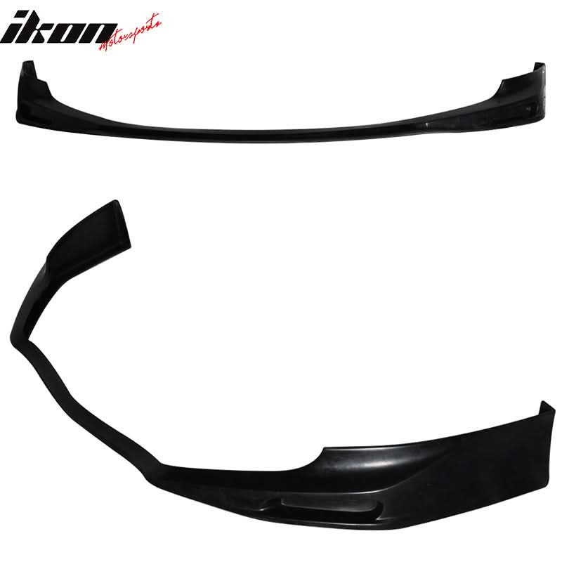 2009-2010 Acura TSX CU1 JDM Style Unpainted Black Front Bumper Lip PU