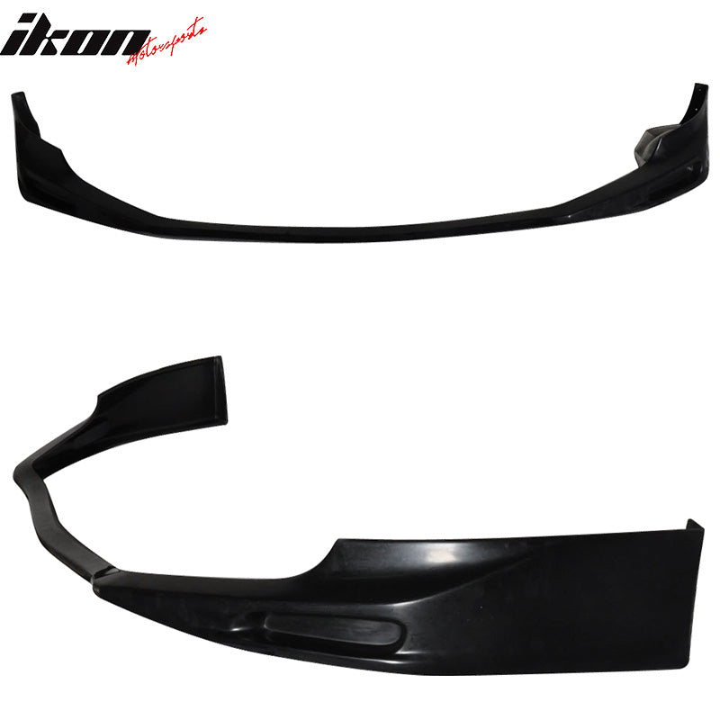 2009-2010 Acura TSX CU1 JDM Style Unpainted Black Front Bumper Lip PU