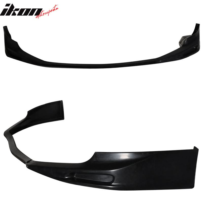 2009-2010 Acura TSX CU1 JDM Style Unpainted Black Front Bumper Lip PU