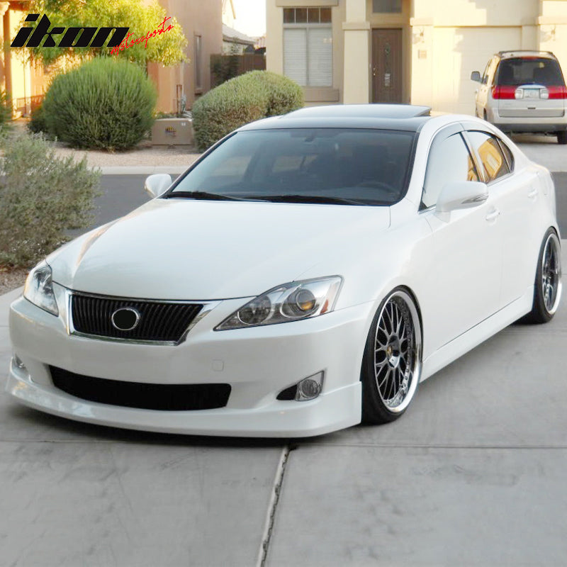 2009-2010 Lexus IS250 IS350 Sedan V Style Front Bumper Lip Spoiler PU