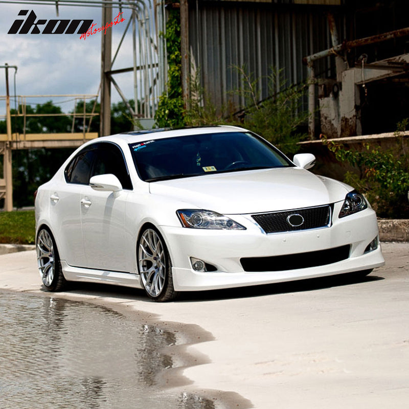 2009-2010 Lexus IS250 IS350 Sedan V Style Front Bumper Lip Spoiler PU