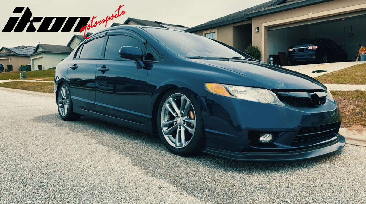 2009-2011 Honda Civic FA5 4Dr Sedan Ikon Aero DP Front Lip Splitter