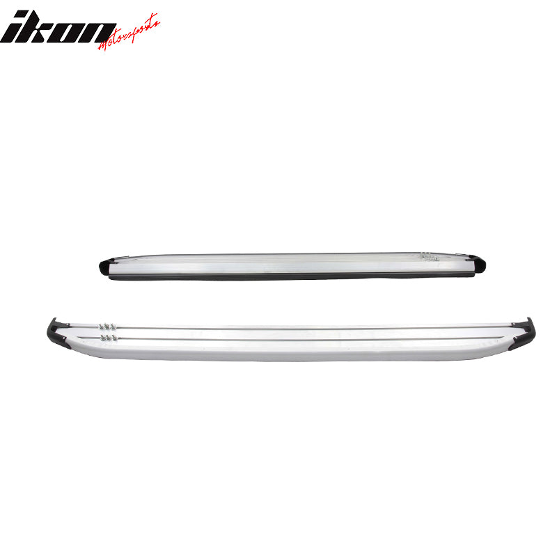 2009-2015 Honda Pilot Running Boards OE Style Black Silver Aluminum