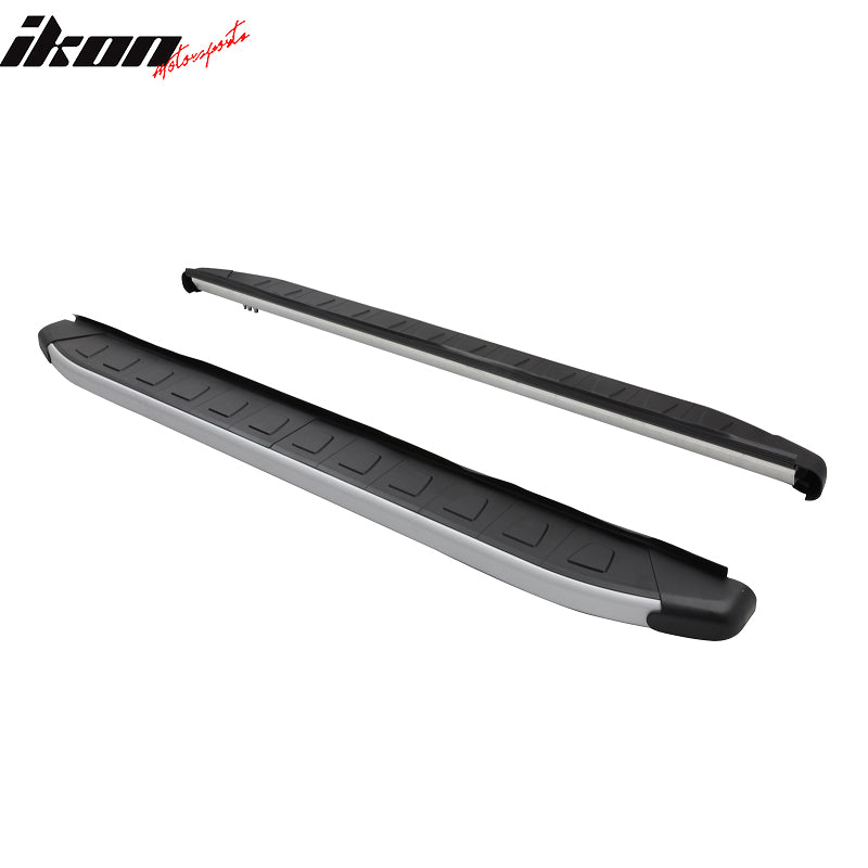 2009-2015 Honda Pilot Running Boards OE Style Black Silver Aluminum