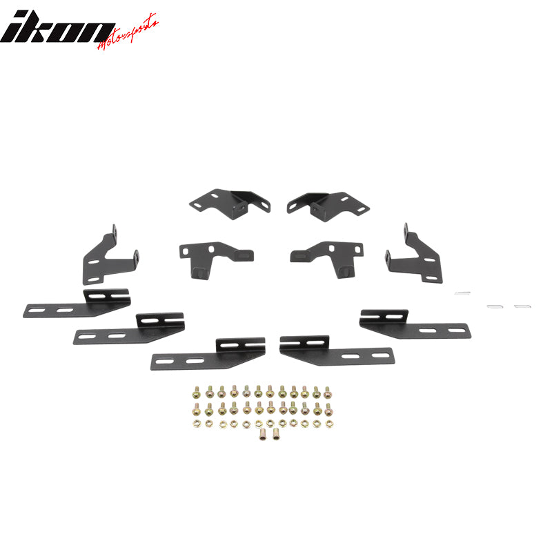 2009-2015 Honda Pilot Running Boards OE Style Black Silver Aluminum