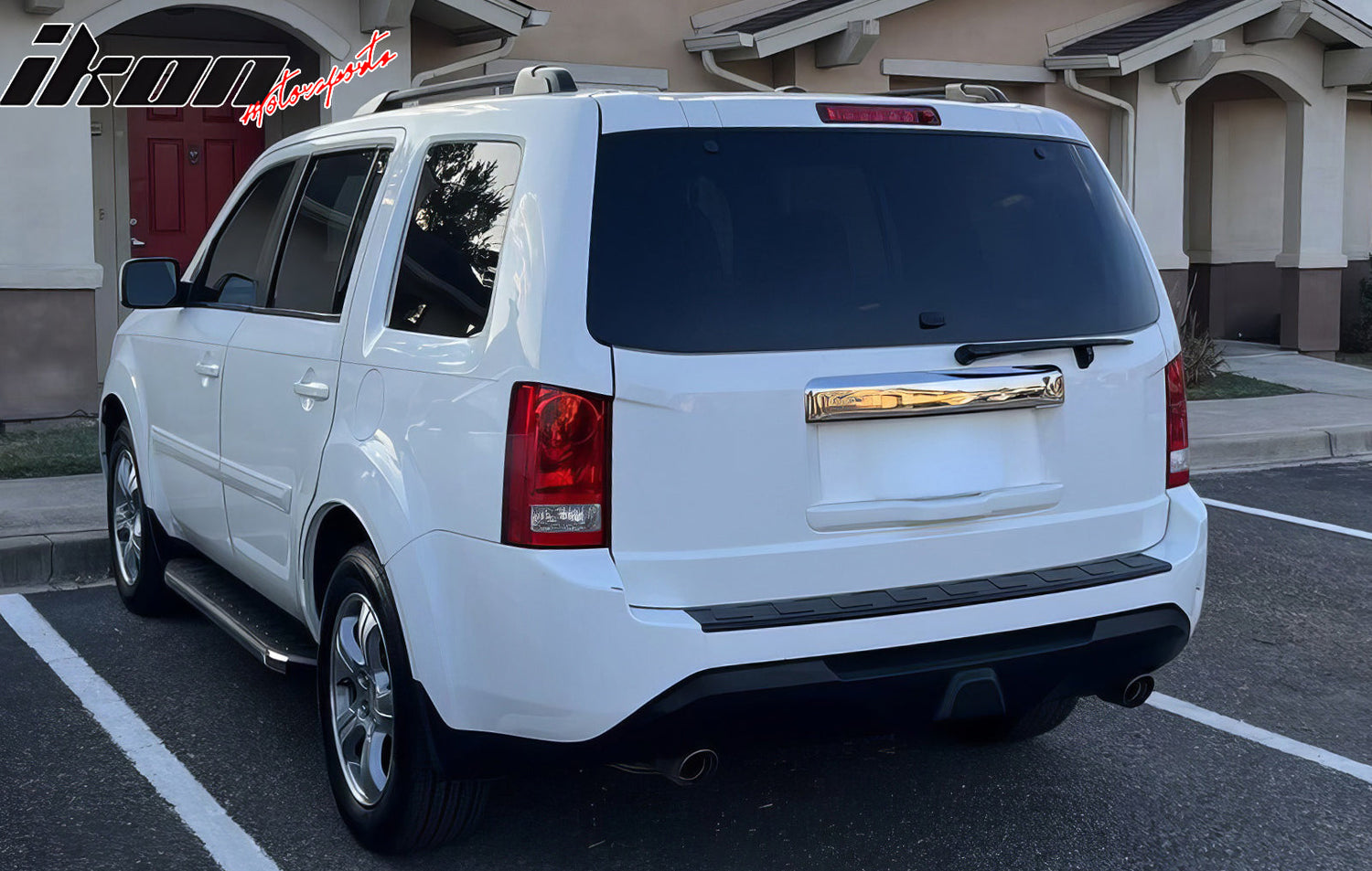 2009-2015 Honda Pilot Running Boards OE Style Black Silver Aluminum