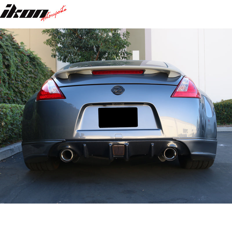 2009-2020 Nissan 370Z SS Style Unpainted Rear Bumper Lip Aprons PU