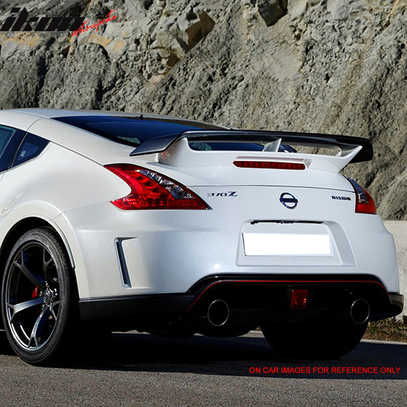 2009-2021 Nissan 370Z Z34 Coupe N White/Black Rear Spoiler Wing ABS