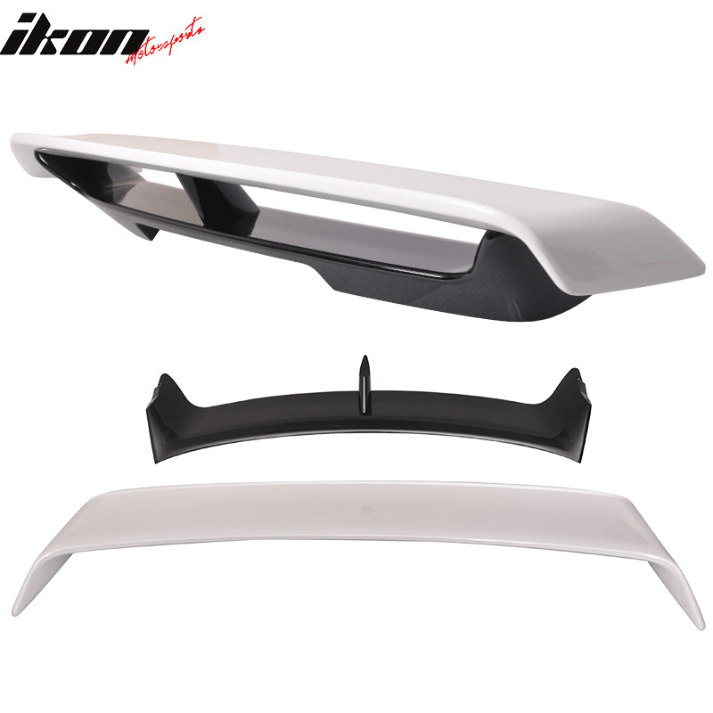 2009-2021 Nissan 370Z Z34 Coupe N White/Black Rear Spoiler Wing ABS