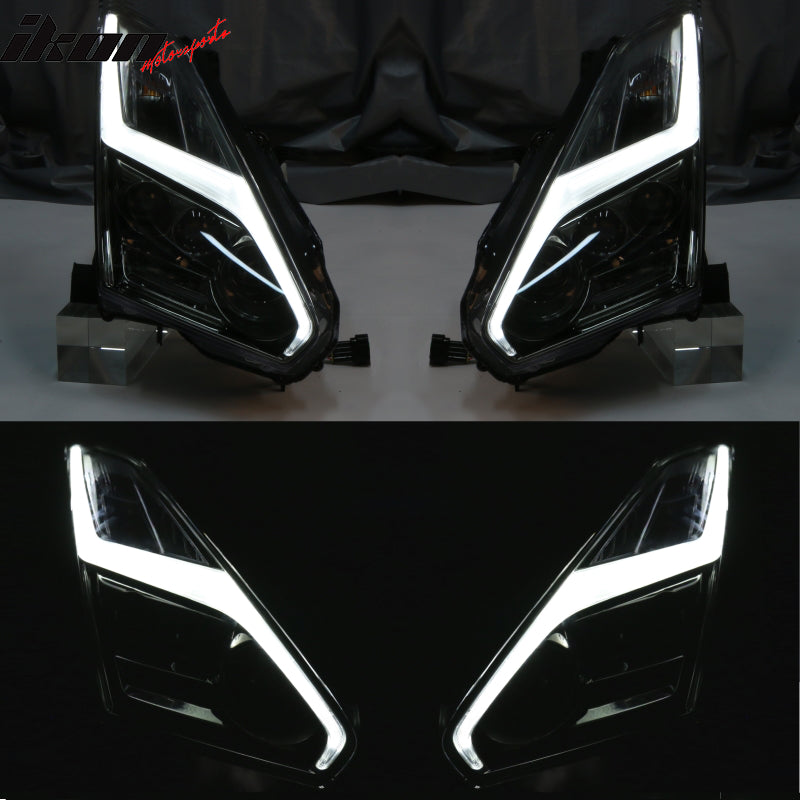 2009-2024  Nissan R35 GTR LED DRL Headlights(Upgrade 09-16 to 17+)