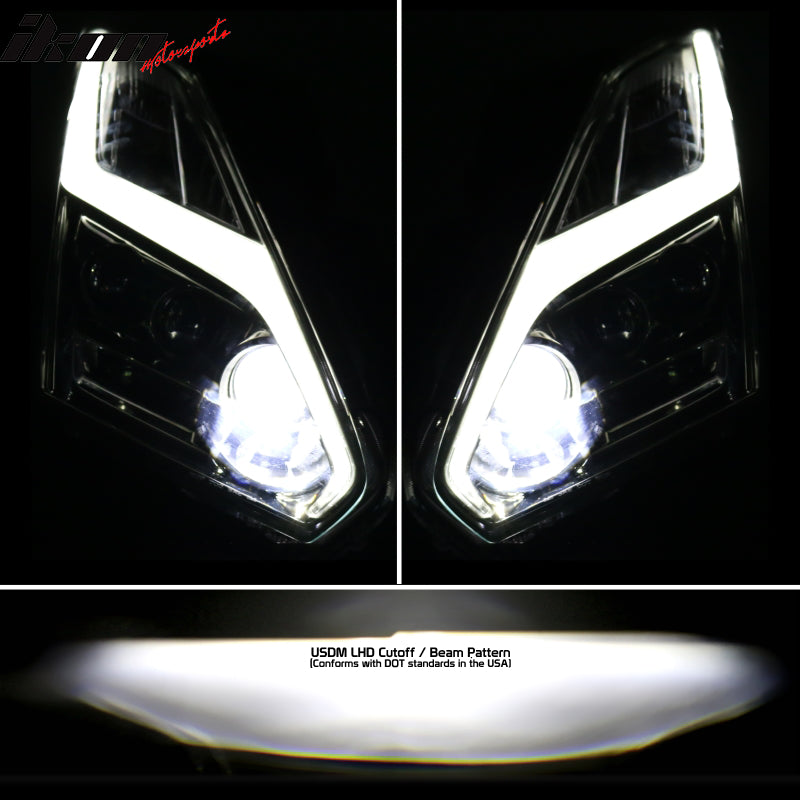 2009-2024  Nissan R35 GTR LED DRL Headlights(Upgrade 09-16 to 17+)
