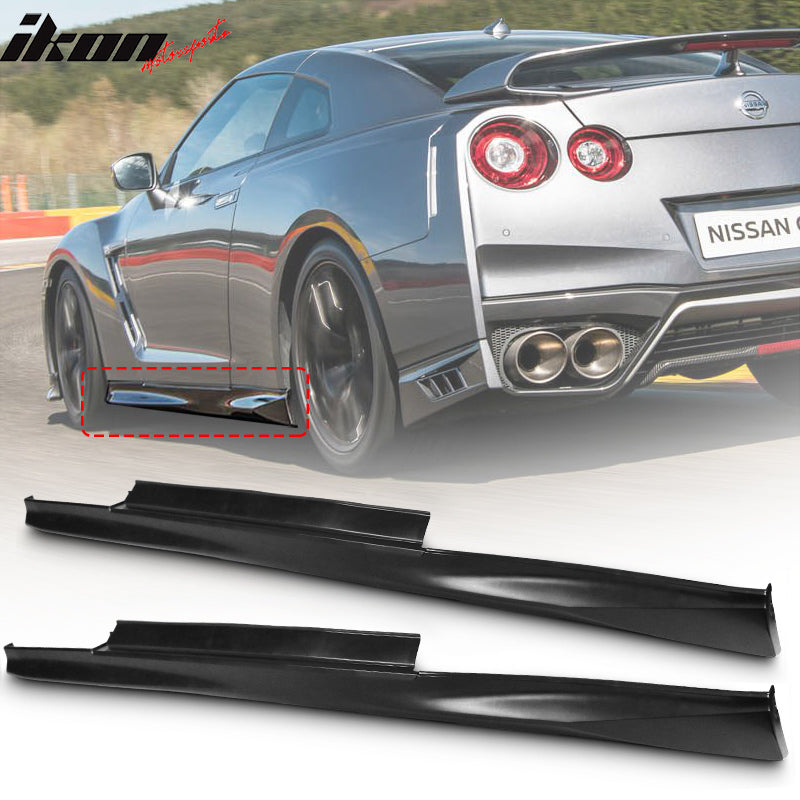 2009-2024 Nissan R35 GTR OE Factory Style Unpainted Side Skirts PP