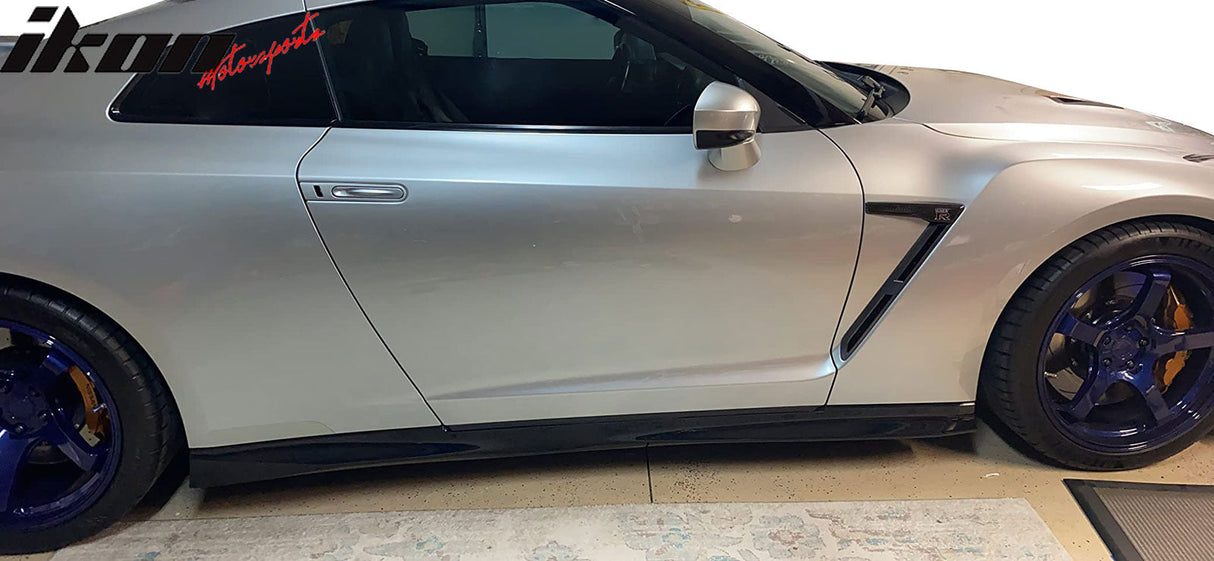 2009-2024 Nissan R35 GTR OE Factory Style Unpainted Side Skirts PP