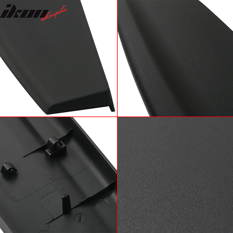 2009-2023 Ram 1500 Black Tailgate Cap Moulding Cover Truck Spoiler PP