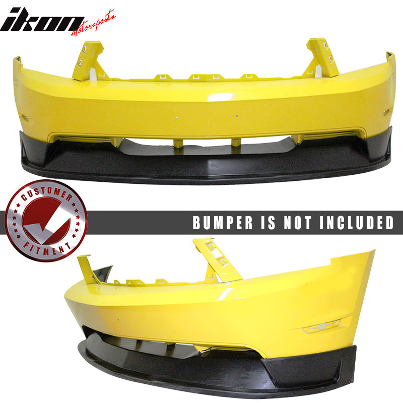 2010-2012 Ford Mustang GT V8 ST Style Front Bumper Lip Spoiler PU