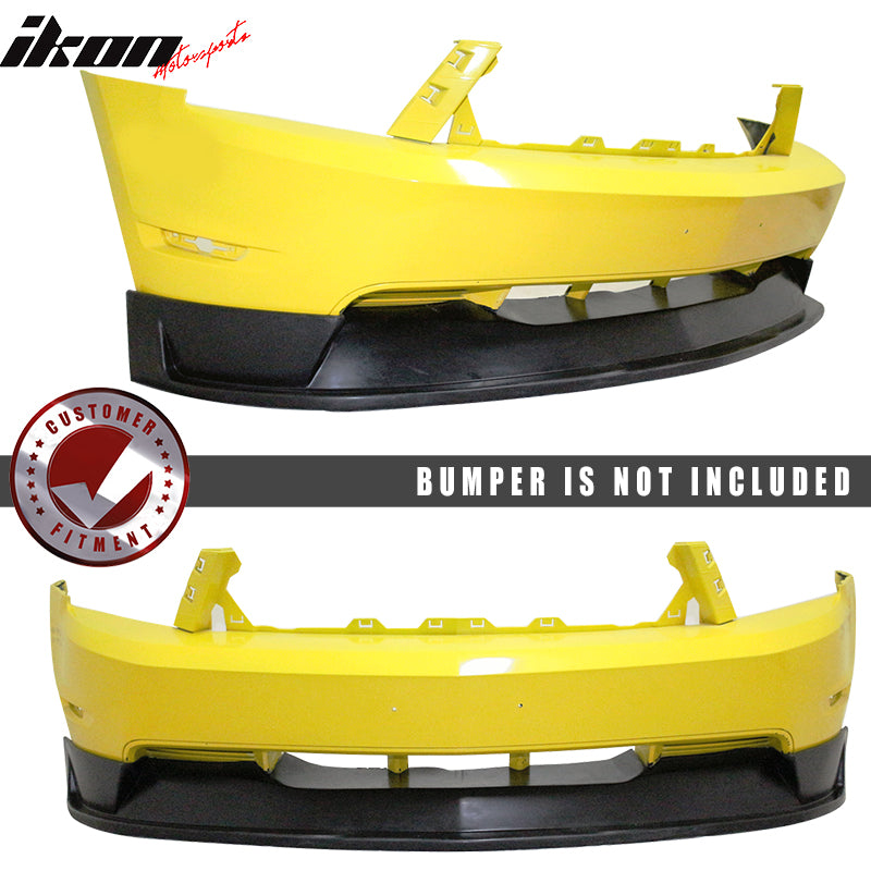2010-2012 Ford Mustang GT V8 ST Style Front Bumper Lip Spoiler PU