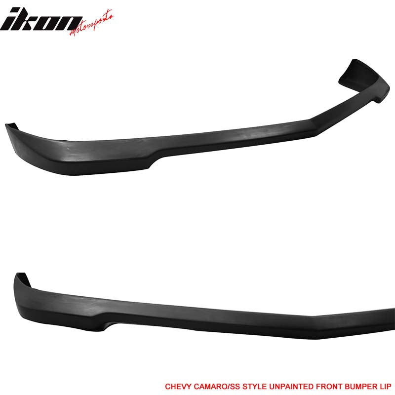 2010-2013 Chevy Camaro 1LT LS LT V6 Only SS Style PU Front Bumper Lip