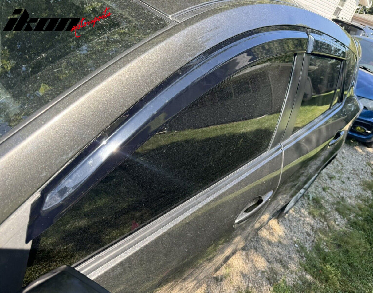 2010-2013 Mazda 3 Hatchback Window Visors 4Pc Set Acrylic