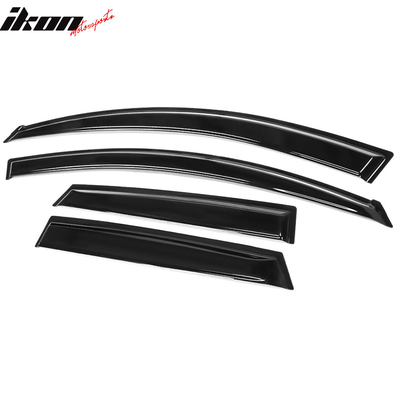 2010-2013 Mazda 3 Hatchback Window Visors 4Pc Set Acrylic
