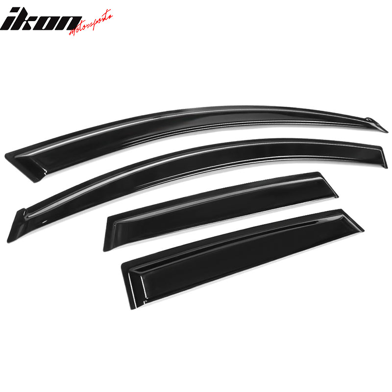 2010-2013 Mazda 3 Hatchback Window Visors 4Pc Set Acrylic