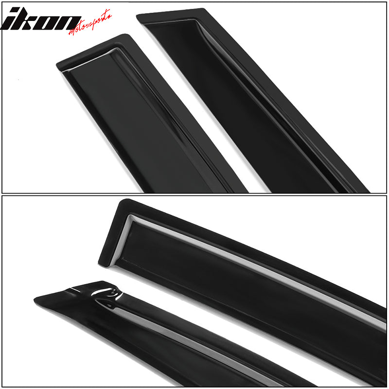 2010-2013 Mazda 3 Hatchback Window Visors 4Pc Set Acrylic