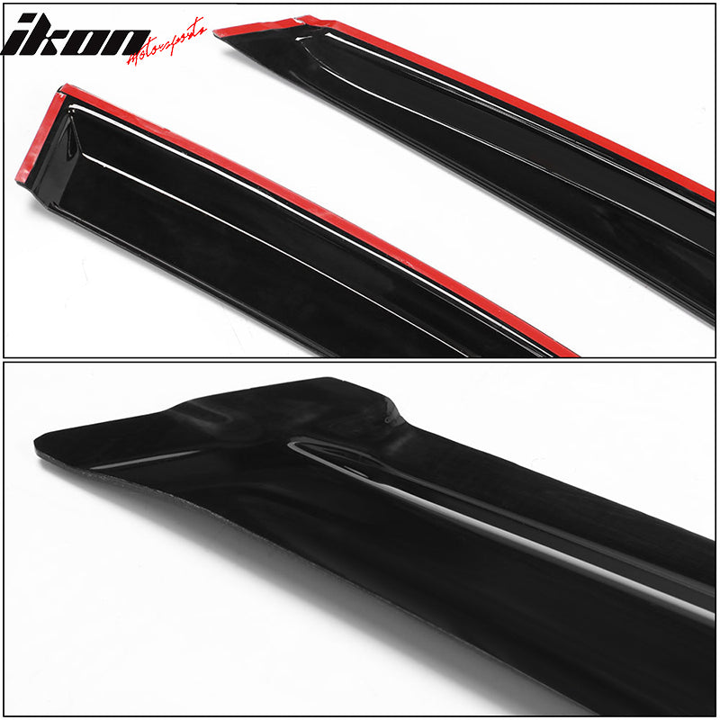 2010-2013 Mazda 3 Hatchback Window Visors 4Pc Set Acrylic