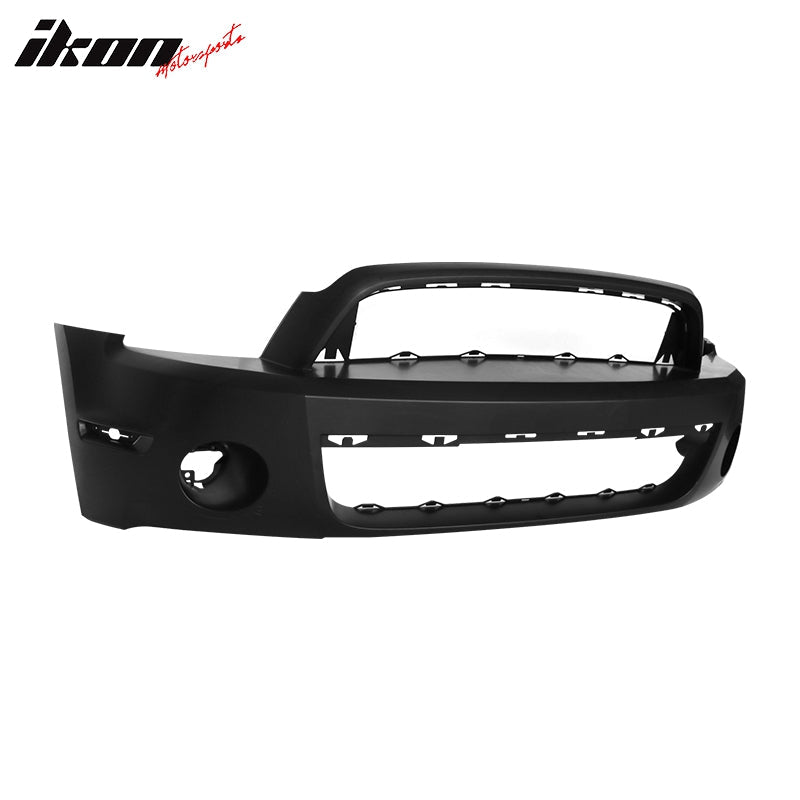 2010-2014 Ford Mustang GT500 Style Front Bumper Cover w/ Grille Lip