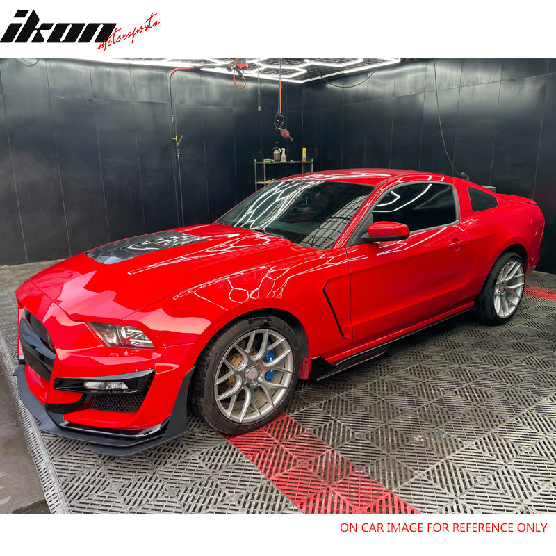 2010-2014 Ford Mustang GT500 Style Unpainted Front Hood Panel Aluminum
