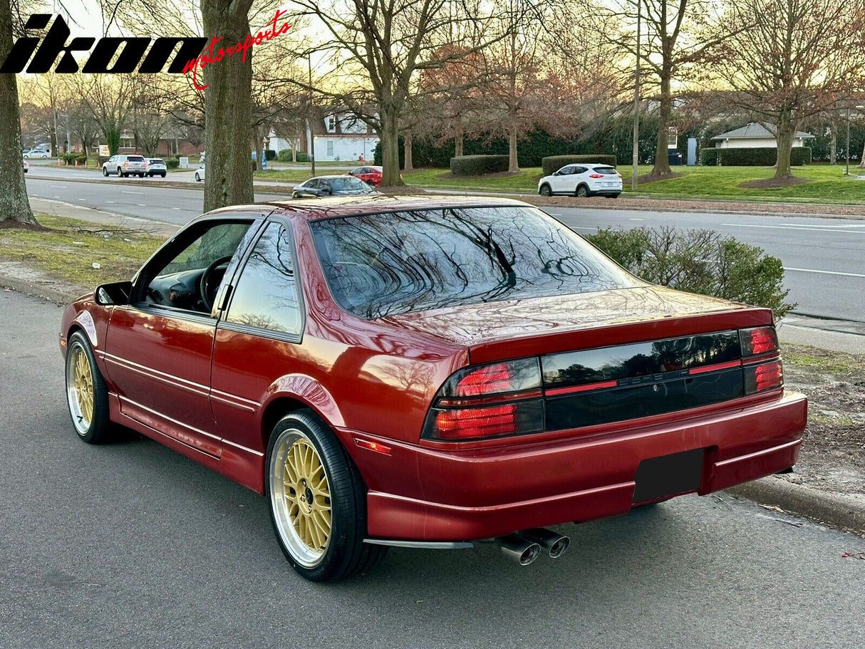 2010-2014 Mustang 2PCS Rear Bumper Side Canards Splitters PU