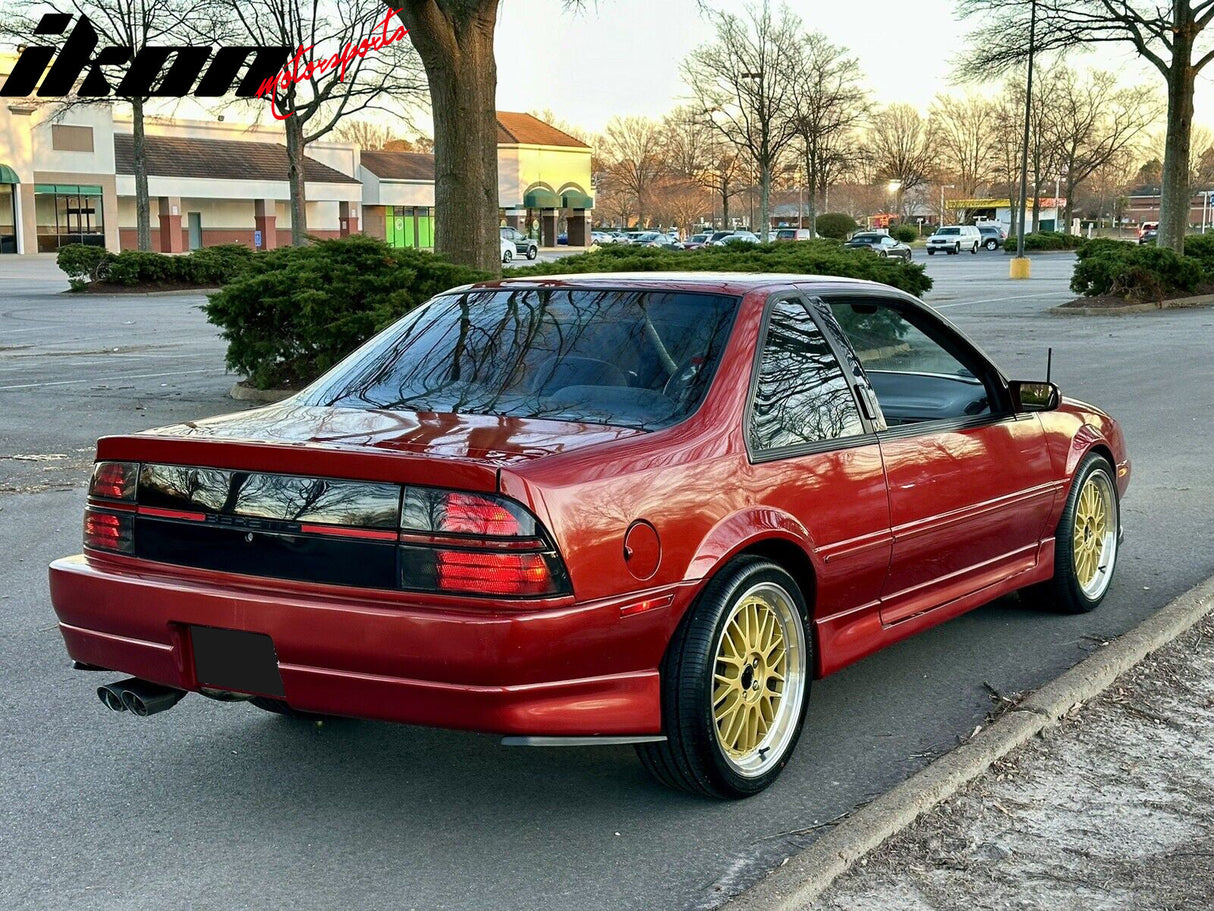 2010-2014 Mustang 2PCS Rear Bumper Side Canards Splitters PU