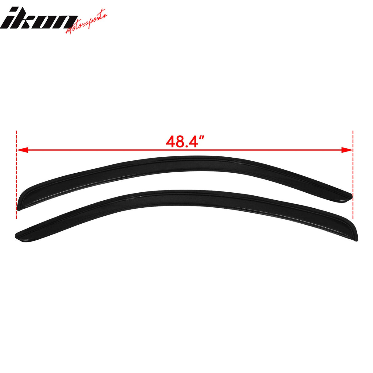 2010-2014 Ford Mustang 2Pc Set Window Visors Acrylic